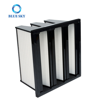 Wholesale Plastic Frame H13 H14 HEPA Filter 3 V-Bank Ventilation HVAC Air Filters