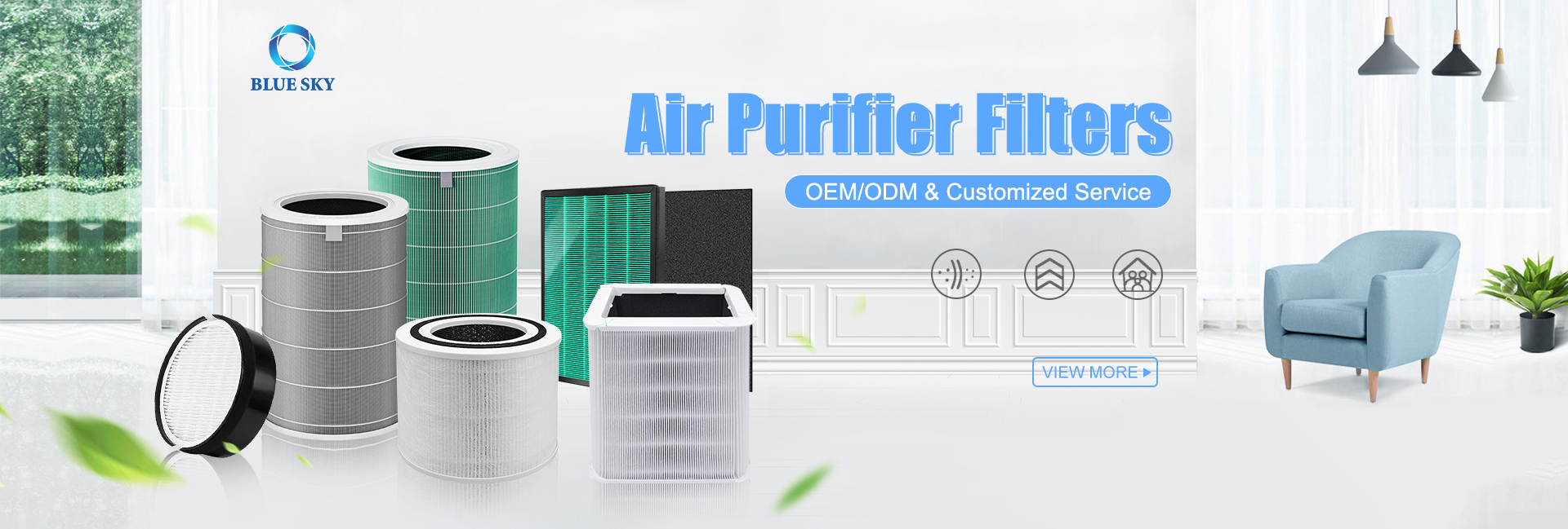 H13 Hepa Filter Air Purifier Parts Compatible with TT-AP005 TaoTronics Air  Purifier Filter Cartridge from China manufacturer - Nanjing Blue Sky Filter  Co.,Ltd.