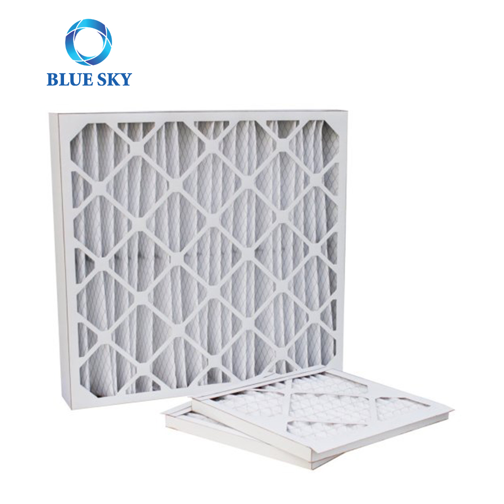 Customized Size MERV 13 Cardboard Frame Pleated AC Furnace Air Filter