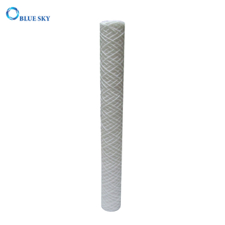 PP String Wound Water Cartridge Filter with 100 Micron for Long 20 Inch