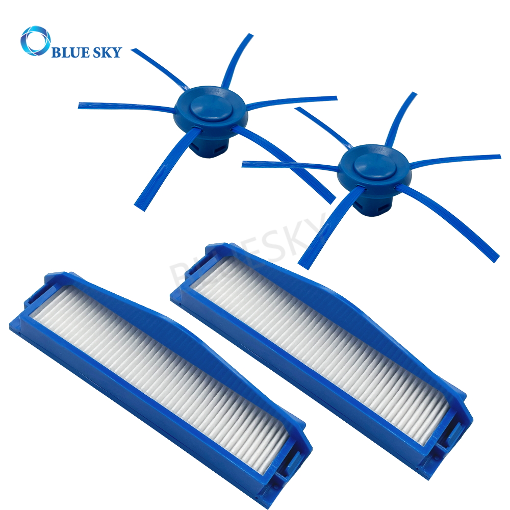 Vacuum Cleaner Side Brush HEPA Filter Compatible with Philips FC8796 FC8794 FC8792 Robot Vacuum Cleaner Spare Parts