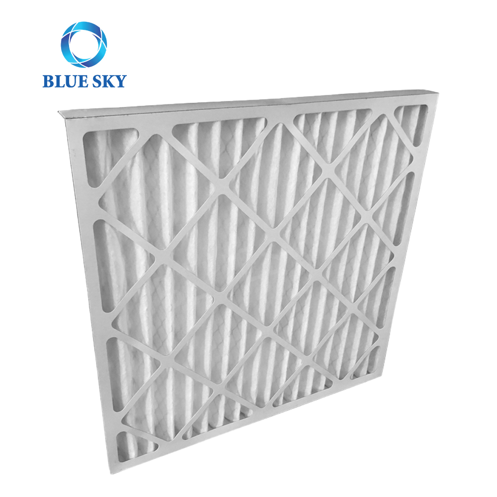 Best Price Customized Size MERV 11 13 Cardboard Frame Pleated AC Furnace Air Filter for HVAC Systems