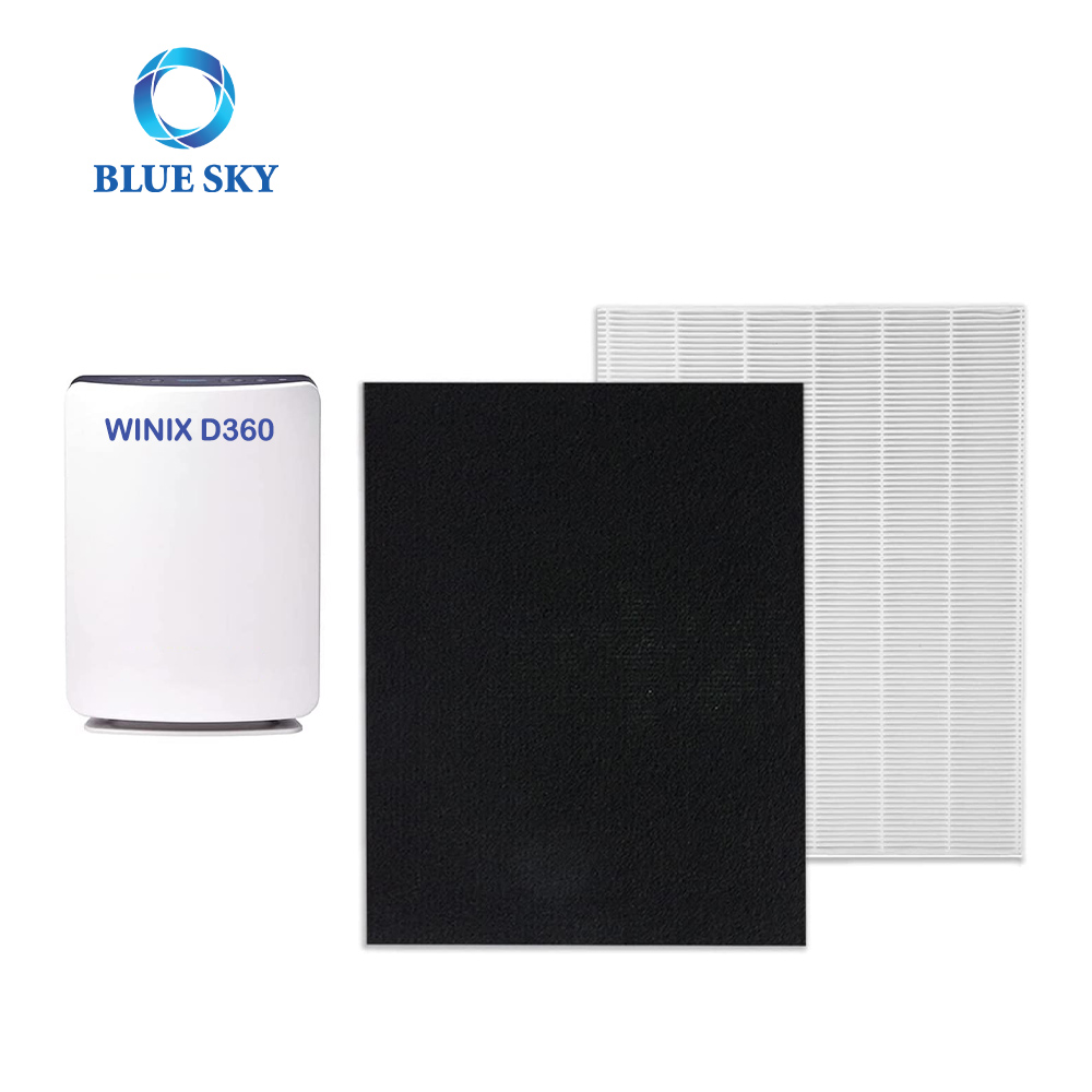 D360 H13 Filters & Carbon Pre Filter Replacement Filter for Winix D360