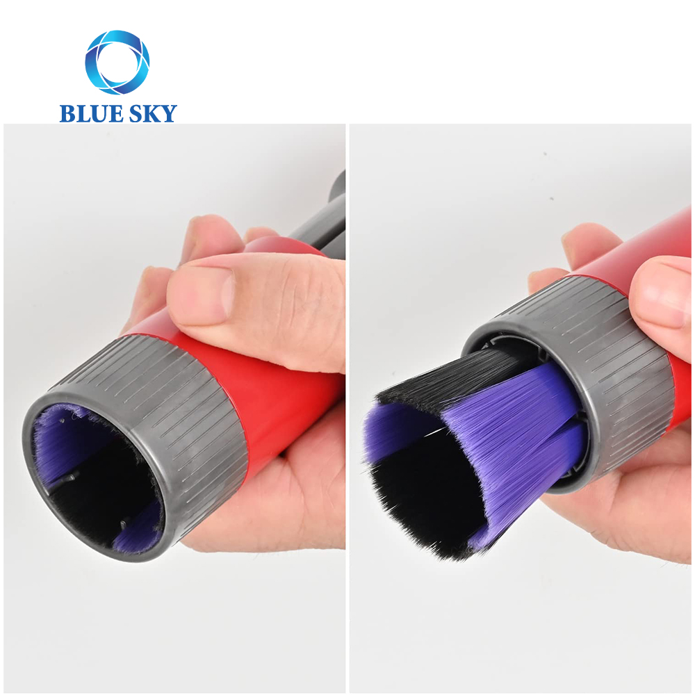 Dust Removal Soft Bristle Traceless Brush Part Compatible With Dyson V7 V8 V10 V11 V15 Vacuum Cleaner Attachment
