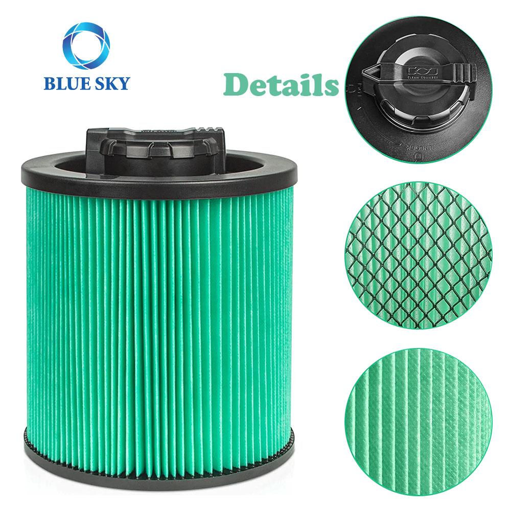 DXVC6914 Cartridge Filter Fit for DeWalt Regular 6-16 Gallon Wet Dry Vacuum Cleaner DXV10P DXV10PL DXV10S DXV10SA DXV10SB