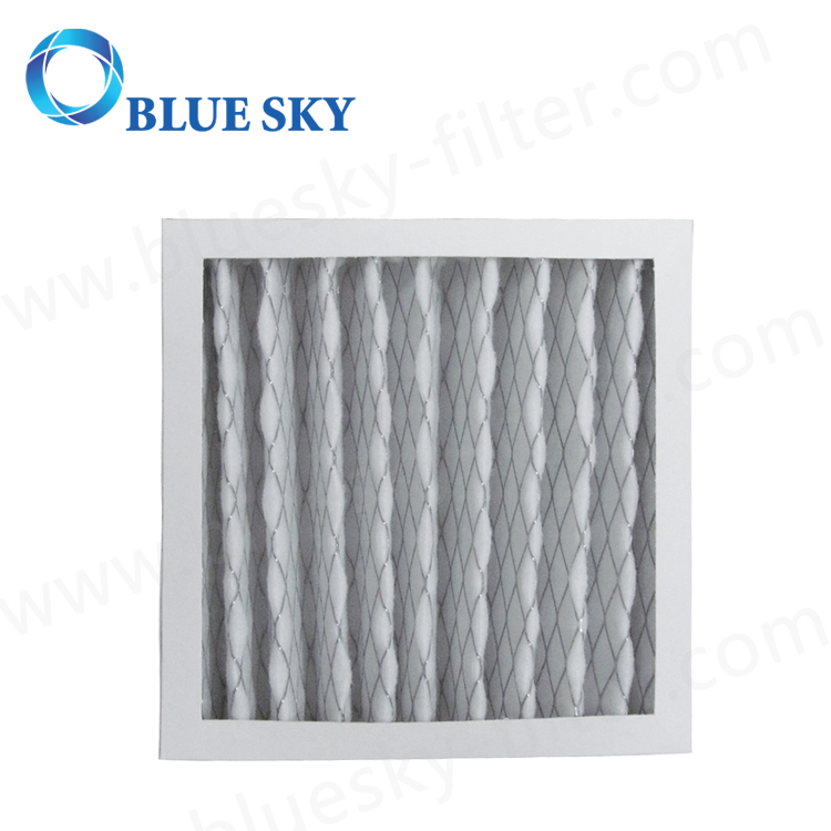 Customized 7.8x7.8x1.8Inch MERV 6 Cardboard Pleated Furnace Air Filter