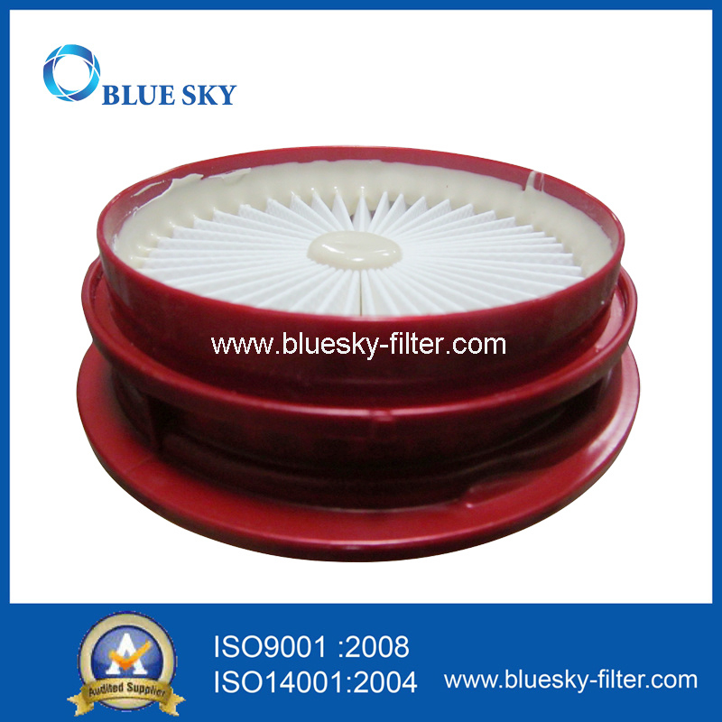 Vacuum Cleaner Round Red Replacement HEPA Filters