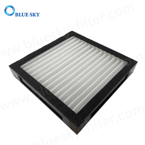 290x290x50mm Customized Plastic Frame Cotton Air Purifier Filters