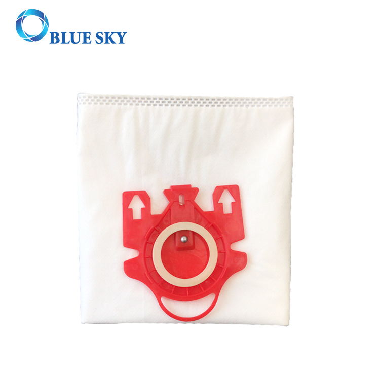 Red Collar Nonwoven Filter Bags for Miele FJM Vacuum Cleaners