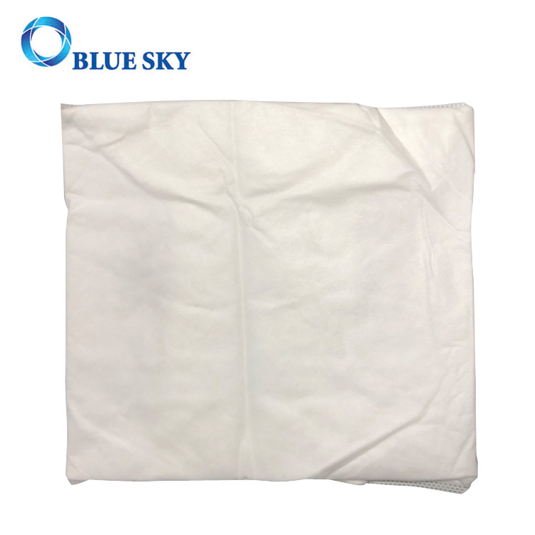 White Non-Woven Cube H11 HEPA Filter Dust Bags for Household Vacuum Cleaner